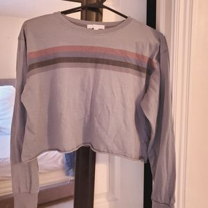 long sleeve crop top